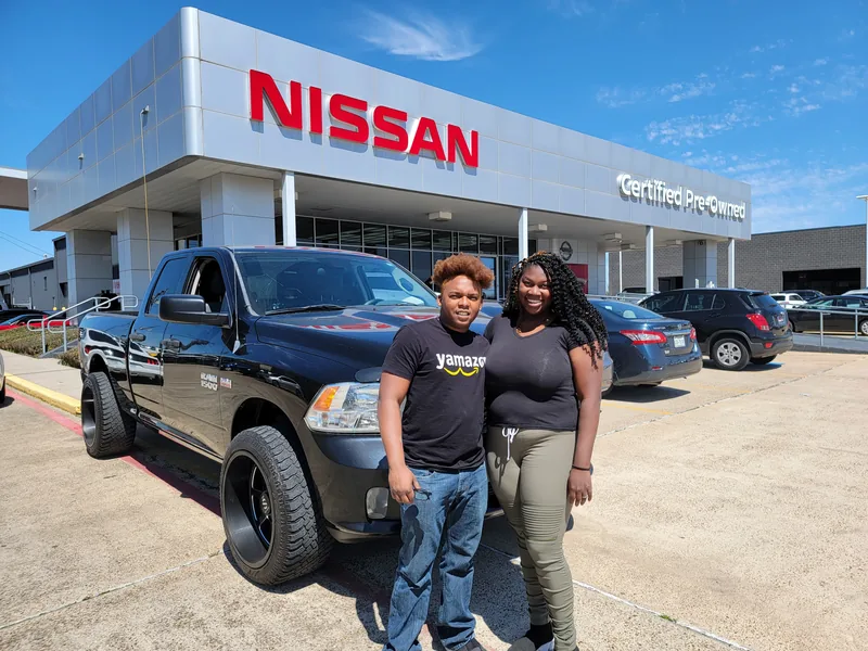 Customer taking delivery of their vehicle
